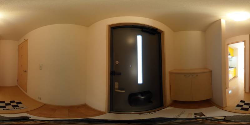 パノラマ画像玄関