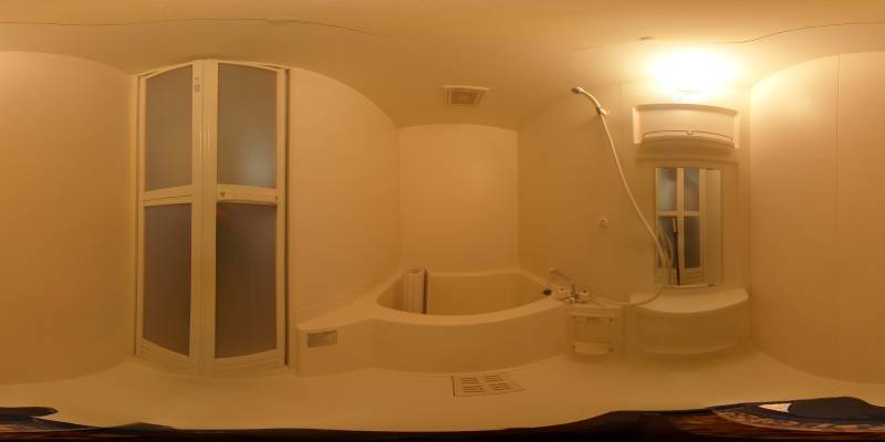 パノラマ画像バスルーム