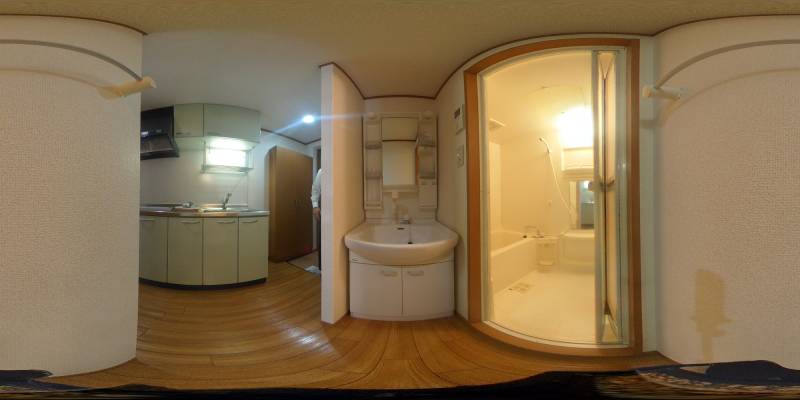 パノラマ画像洗面所