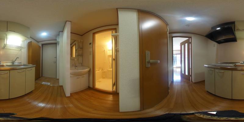 パノラマ画像キッチン