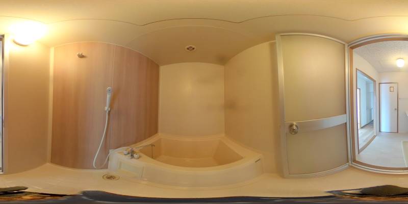 パノラマ画像バスルーム