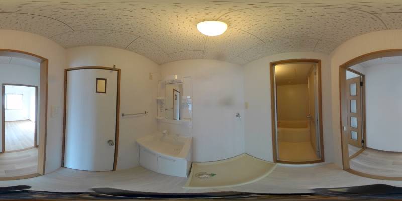 パノラマ画像洗面所