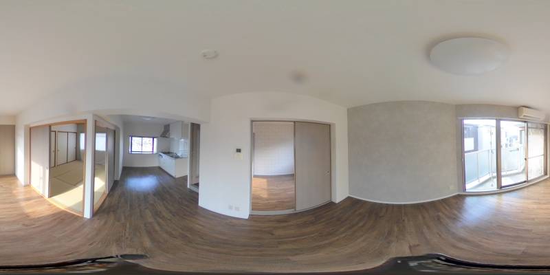 パノラマ画像リビング