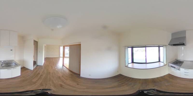 パノラマ画像キッチン