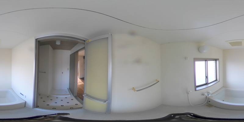 パノラマ画像バスルーム