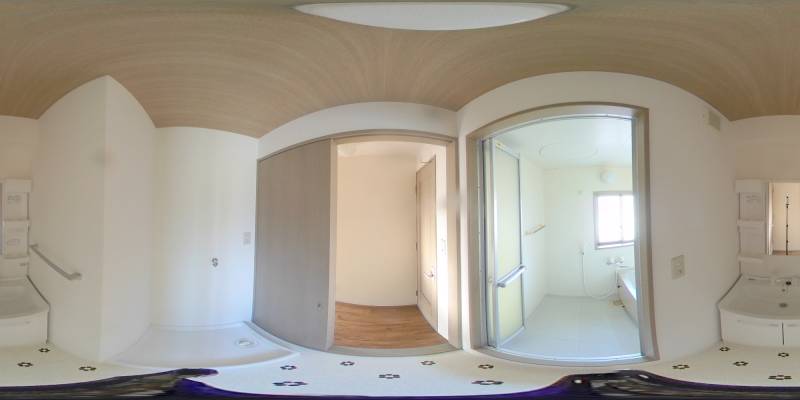 パノラマ画像洗面所