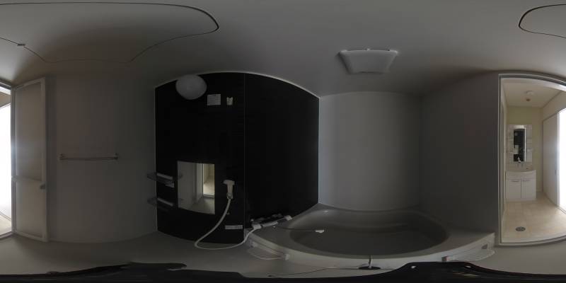 パノラマ画像バスルーム