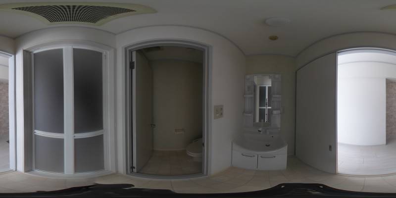 パノラマ画像洗面所