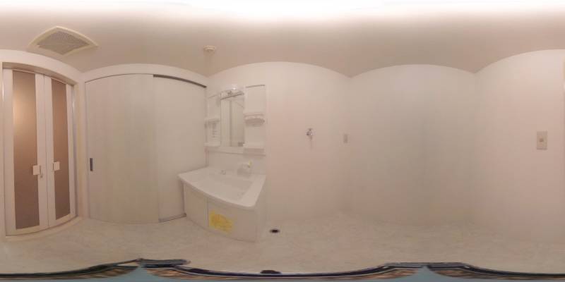 パノラマ画像洗面所