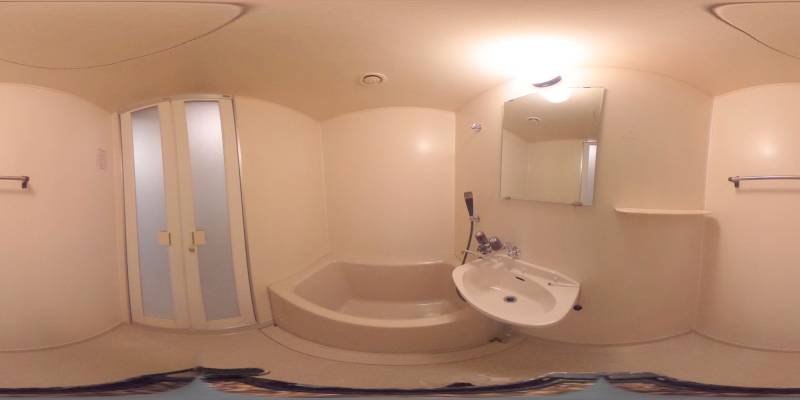 パノラマ画像バスルーム