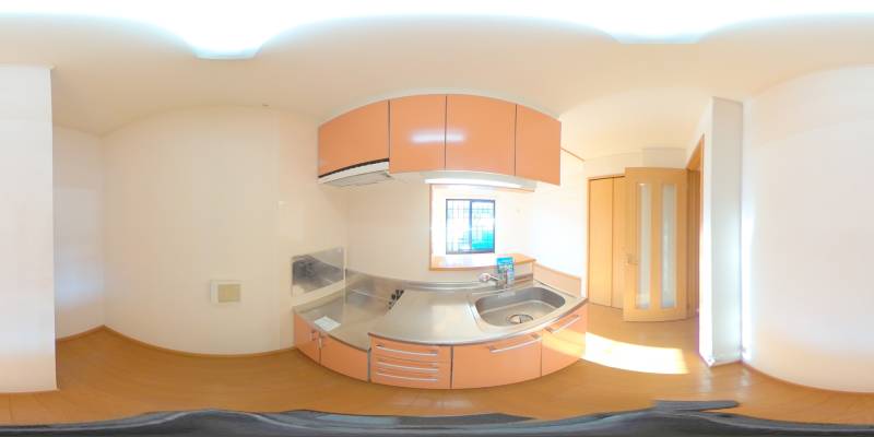 パノラマ画像キッチン