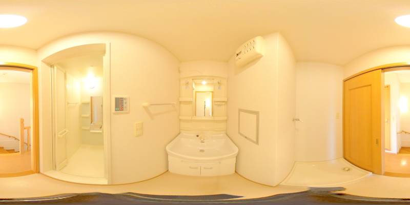 パノラマ画像洗面所