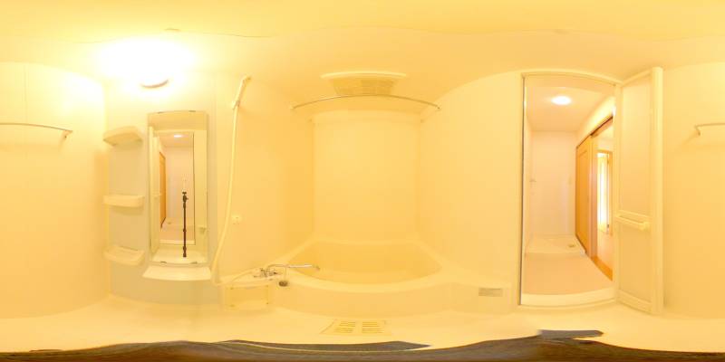 パノラマ画像バスルーム