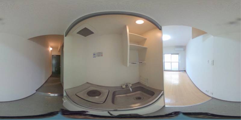 パノラマ画像キッチン