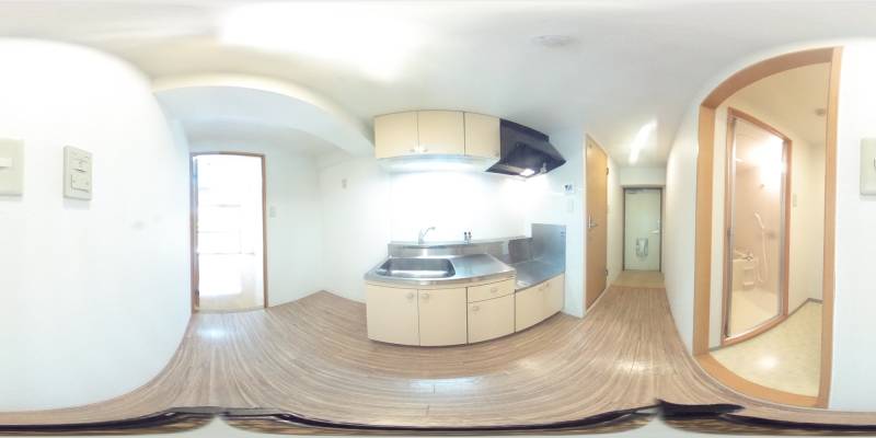 パノラマ画像キッチン