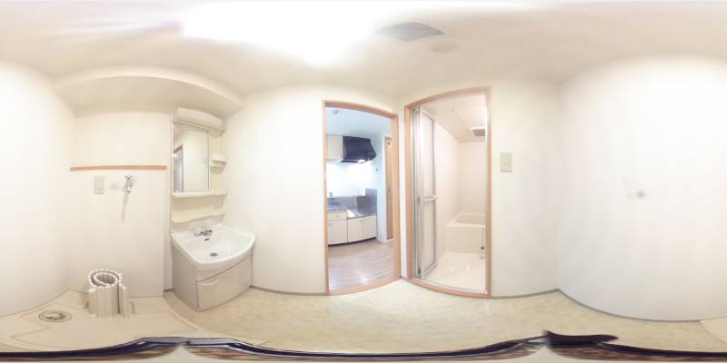 パノラマ画像洗面所