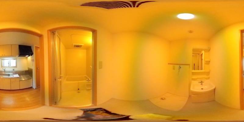 パノラマ画像洗面所