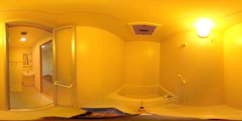 パノラマ画像バスルーム