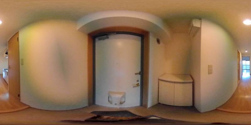 パノラマ画像玄関