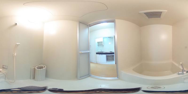 パノラマ画像バスルーム