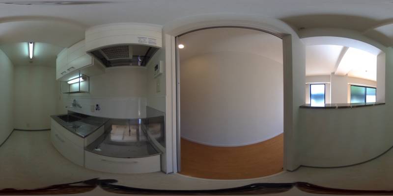 パノラマ画像キッチン