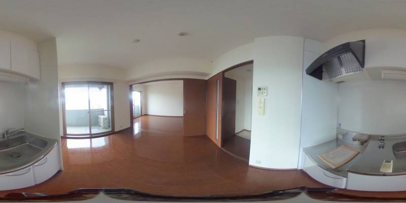 パノラマ画像キッチン