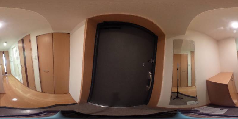 パノラマ画像玄関