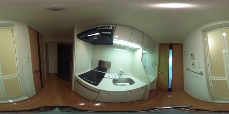 パノラマ画像キッチン
