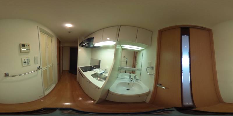 パノラマ画像洗面所