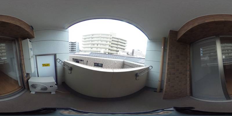 パノラマ画像バルコニー