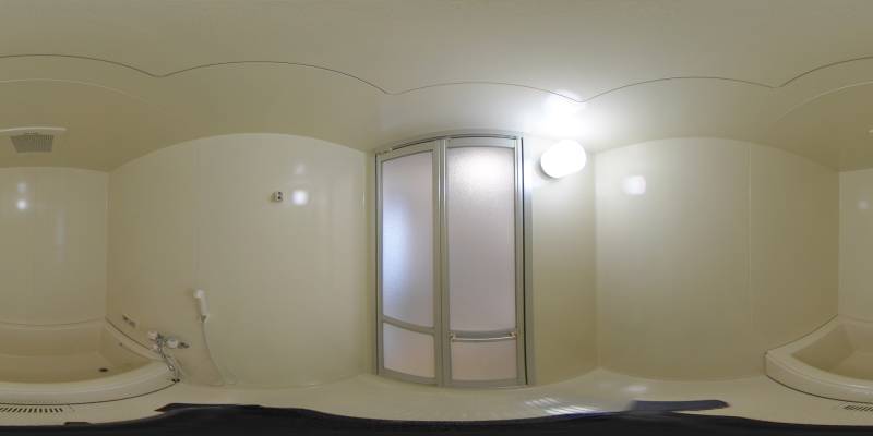 パノラマ画像バスルーム