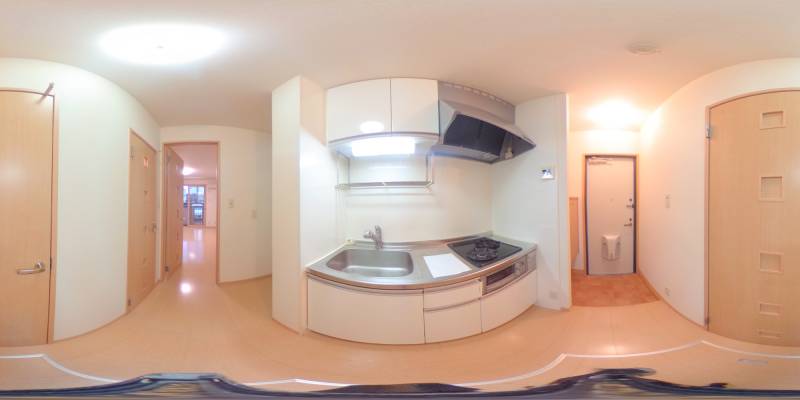 パノラマ画像キッチン