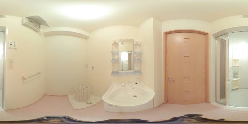 パノラマ画像洗面所