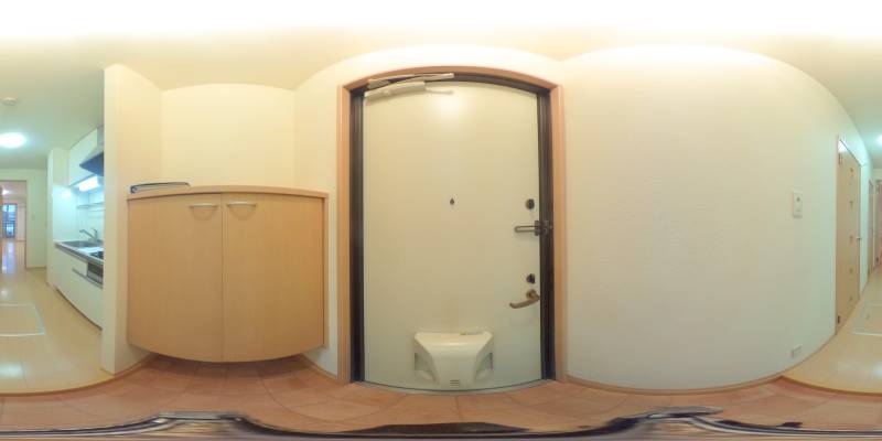 パノラマ画像玄関