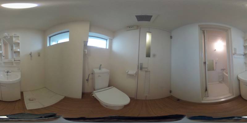 パノラマ画像洗面所