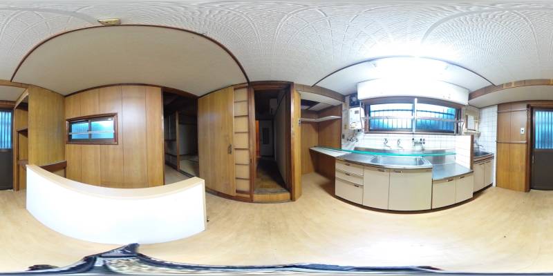 パノラマ画像キッチン