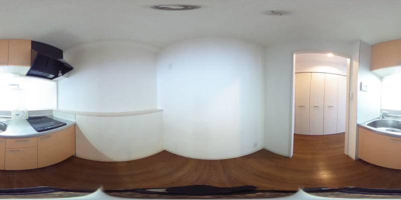 パノラマ画像キッチン