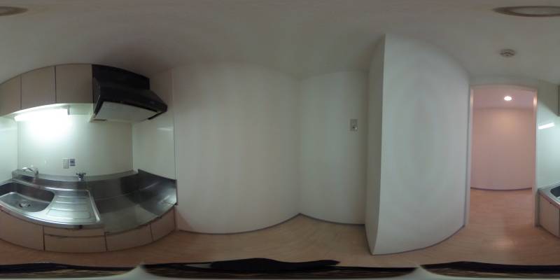 パノラマ画像キッチン