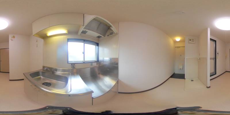 パノラマ画像キッチン