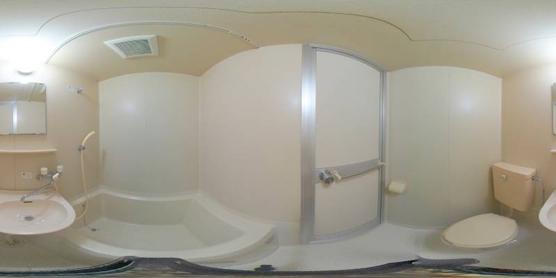 パノラマ画像バスルーム