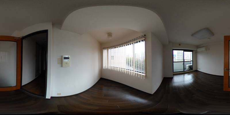 パノラマ画像洋室