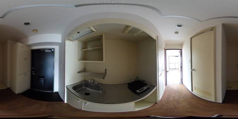 パノラマ画像キッチン