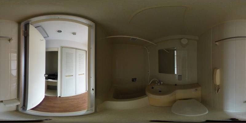 パノラマ画像バスルーム