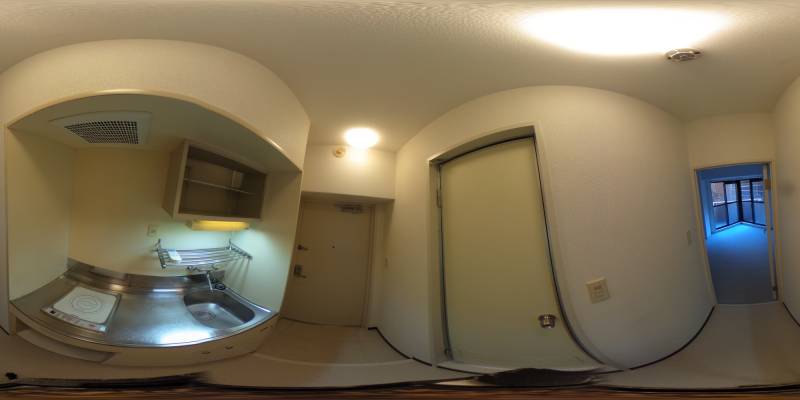 パノラマ画像キッチン