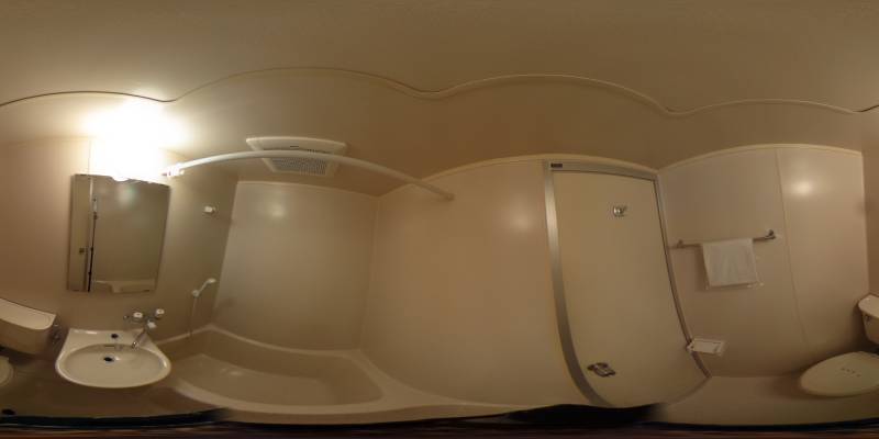 パノラマ画像バスルーム