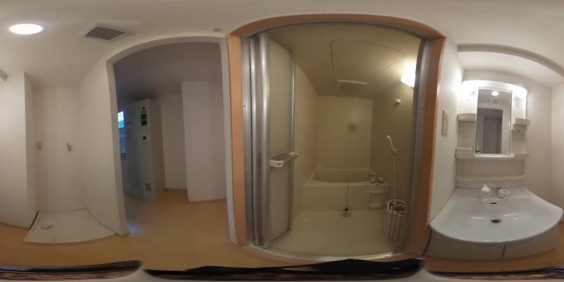 パノラマ画像洗面所