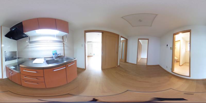 パノラマ画像キッチン