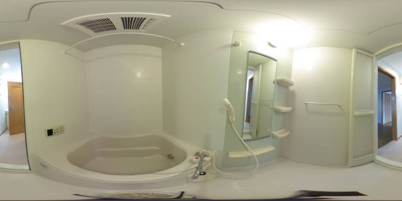 パノラマ画像バスルーム