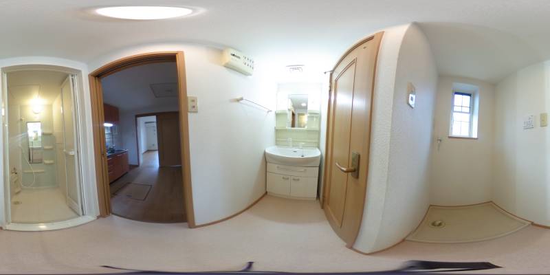 パノラマ画像洗面所