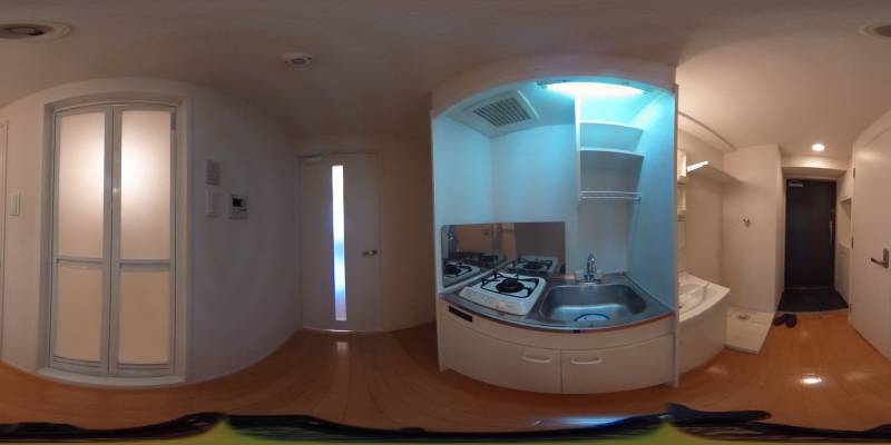 パノラマ画像キッチン